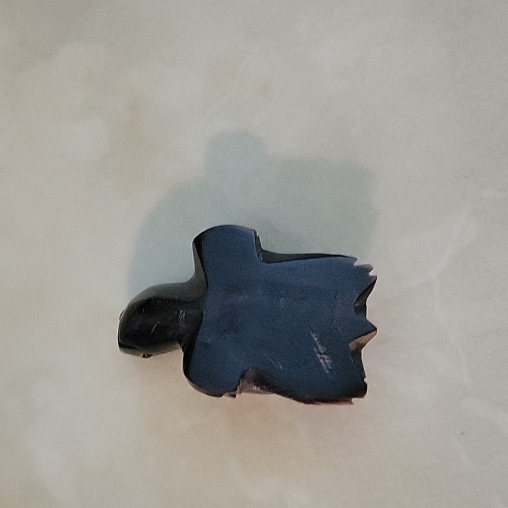 Mini 2 Inch Turtle Made From Water Buffalo Horn Gifts & Collectibles - Picture 5 of 5